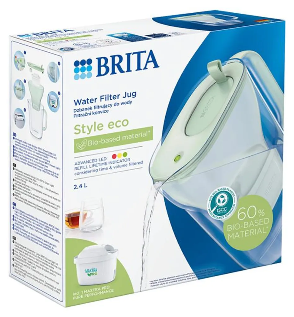 Filtre à Eau Brita 2,4 L Vert - Cartouche Haute Performance 1052809
