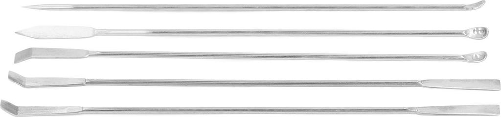 5PCS Labor Löffel Set Edelstahl Double Headed Rustproof Mini Medizin Löffel für Experiment