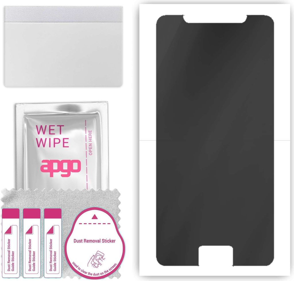 apgo Hydrogel Blickschutzfolie, Matt, kompatibel mit Samsung Galaxy A3 2016 A310F, Privacy Displayschutzfolie, Schutzfolie mit Positionierhilfe, An...