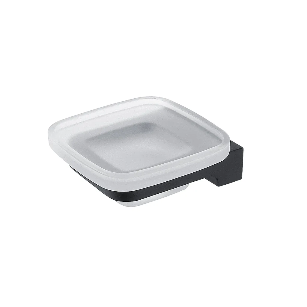 Porte-savon noir Nimco Maya MAC 29059C-90 : finis les dépôts de savon sales