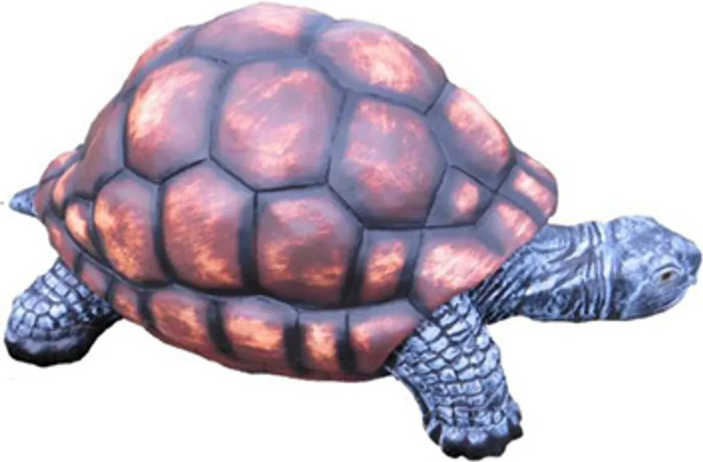 Statue Tortue Décoration de Jardin Sculpture Géante 350cm en Résine