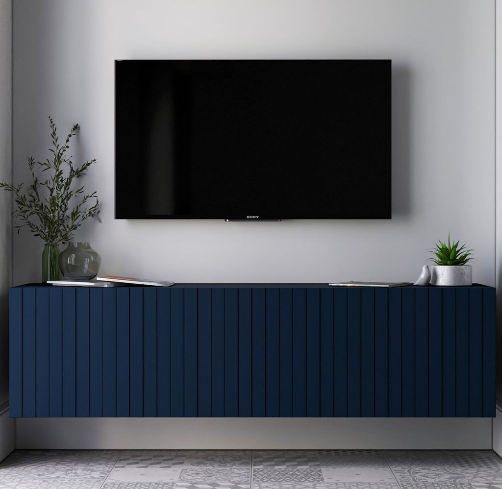 Szafka RTV TAL 2 150 granatowa mat Zdjęcie produktu 1
