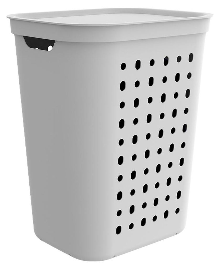 Rotho Wäschesammler 55L Jona - Wäschekorb groß - Produktbild 