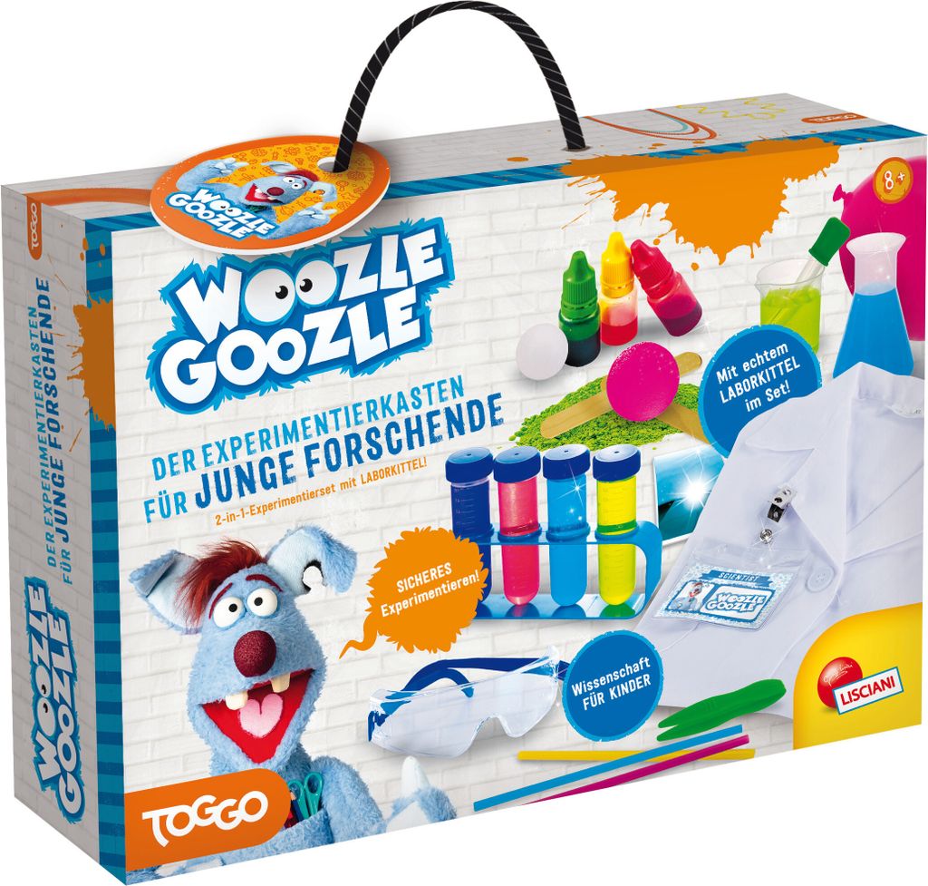 Lisciani DE97418WG - Woozle Goozle Der Experimentierkasten für junge Forschende Chemie experimentieren