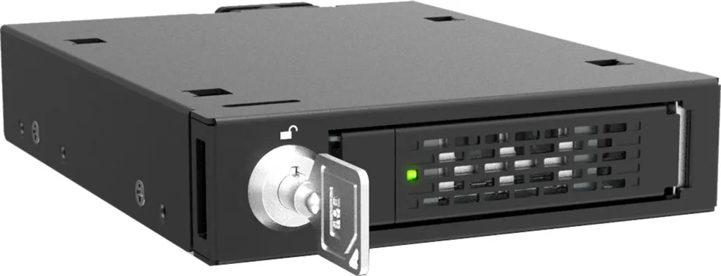 ICY Dock MB601V5K-B Rack Amovible NVMe U.2/U.3 PCIe 5.0 via MCIO 80