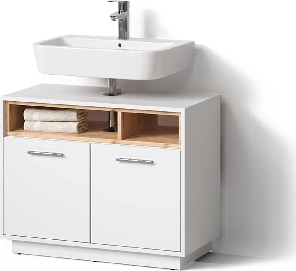 Rinnova il tuo Bagno con Livinity Temo | Mobile 80cm Bianco Luminoso