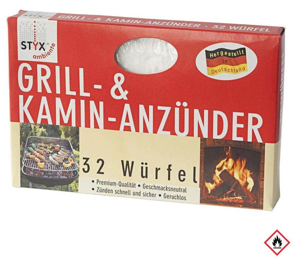 Cubo per accendini da barbecue e caminetto Styx 1pc Immagine del prodotto 
