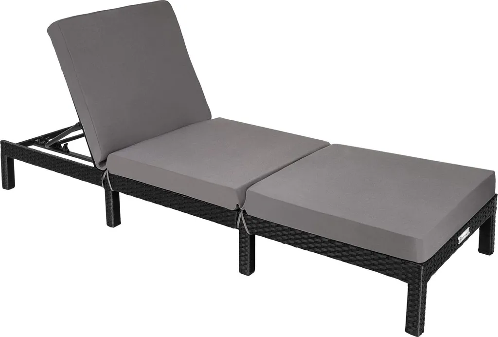 Bain de soleil ergonomique SOFIA noir pour soulager le mal de dos