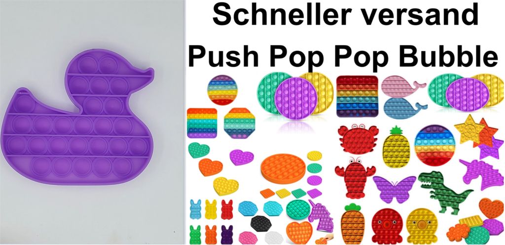 Push Bubble Sensory Zappeln Toy Besondere Stress Linderung Entspannung Spielzeug 