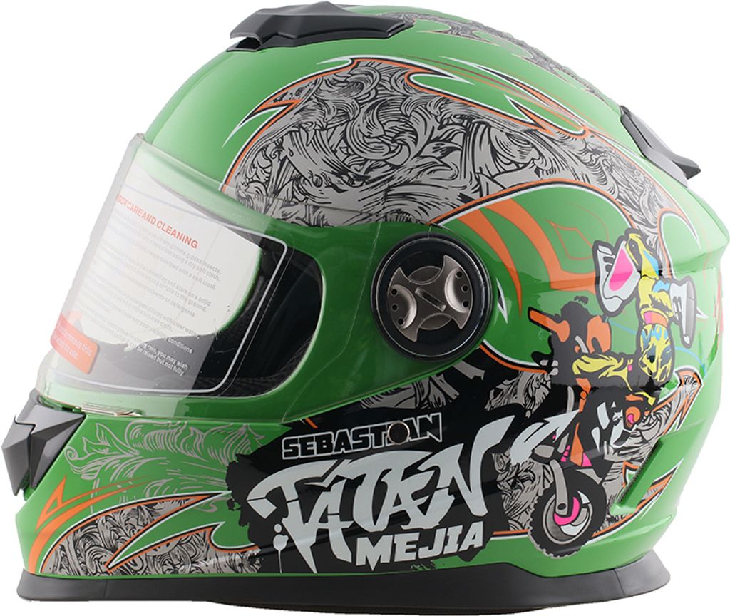 Celoobličejová helma Dětská helma Motocyklová helma Obrázek produktu 