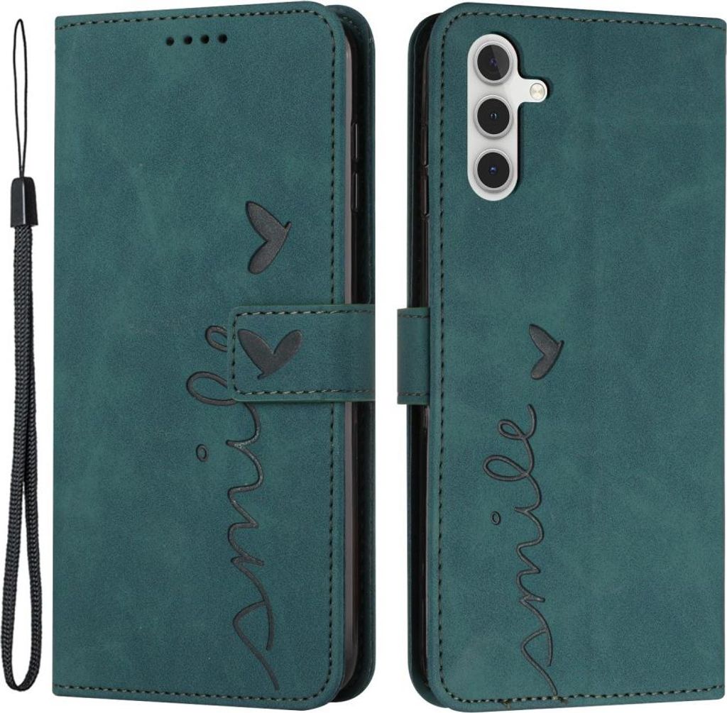 Samsung Galaxy S23 FE Hülle - Coverup Smile Klapphülle - Grün