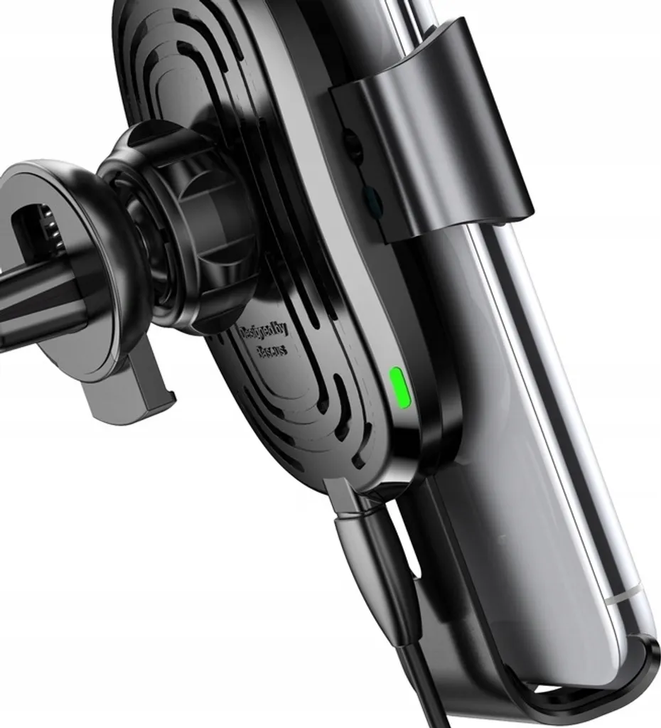 Support Téléphone Voiture Chargeur Induction Qi Baseus pour Aération - 22
