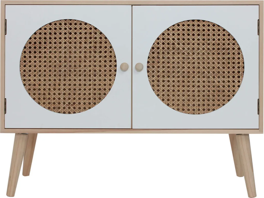 Banc de Rangement Intérieur avec Portes en Bois pour Entrée et Couloir