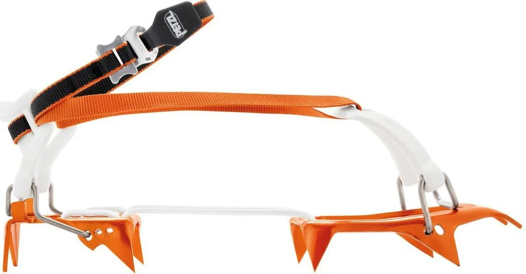 Petzl Leopard FL Crampons d'Alpinisme Ultra-Légers Orange Taille Unique