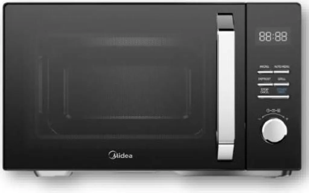 Four à Micro-ondes Combiné Grill Midea 25 Litres Noir en Pose Libre