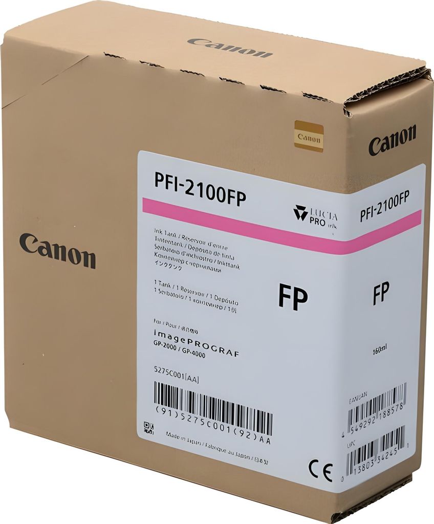 Patrone Canon PFI-2100FP fluorescent pink