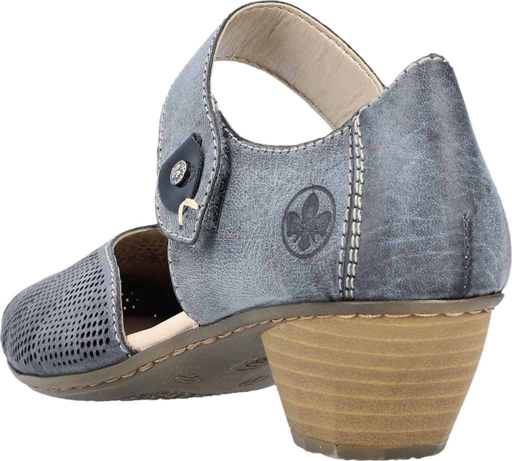 Rieker Komfort Pumps Damen 31353133353630 Blau 40 EU Produktbild 10