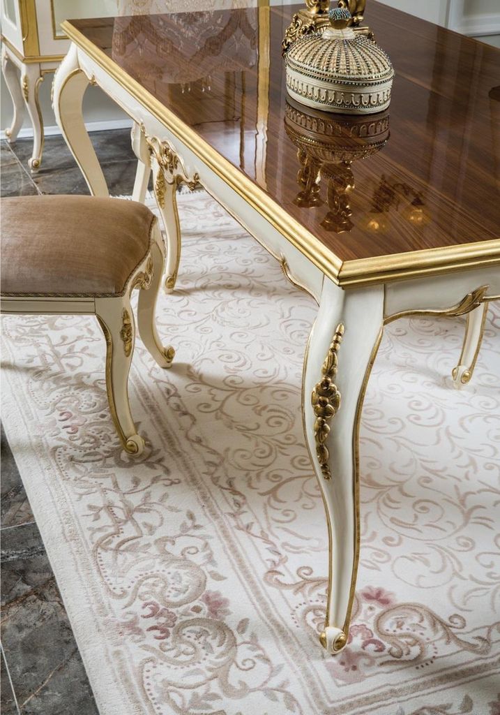 Französischer Esstisch Esszimmer Tisch Luxus Möbel Produktbild 