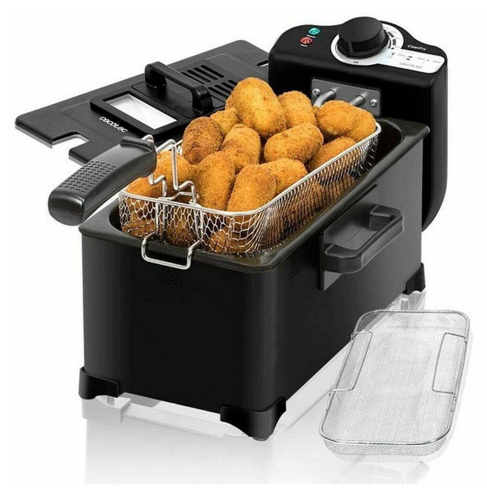 Cecotec Cleanfry, Fritteuse, 3 l, 1 kg, 190 °C, 30 min, Produktbild 