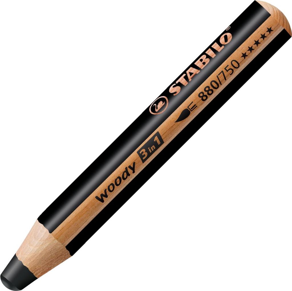 STABILO Woody 880 3v1 - Schwarz Obrázek produktu 