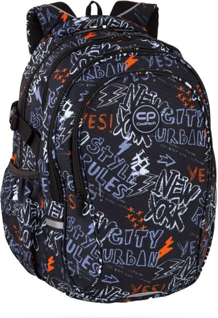 CoolPack Facktor 18 New York - Sac à dos avec dos rembourré et 20L