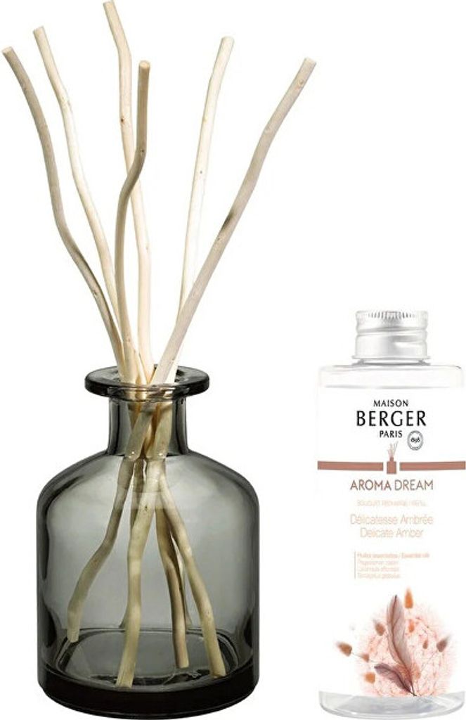 Geschenkset Aroma Dream Diffusor graue Füllung Fine amber 180 ml