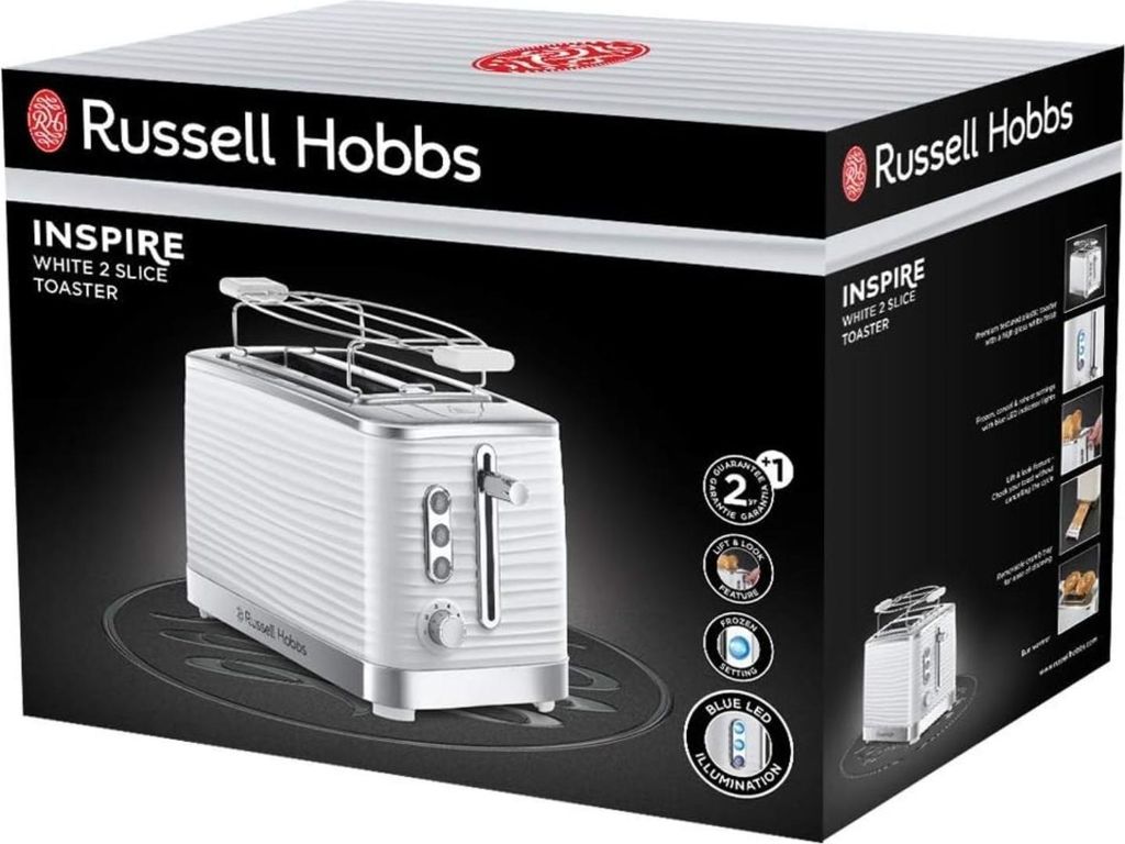 Tostapane Russell Hobbs 000247342000 Bianco 1050 W 1050W Immagine del prodotto 