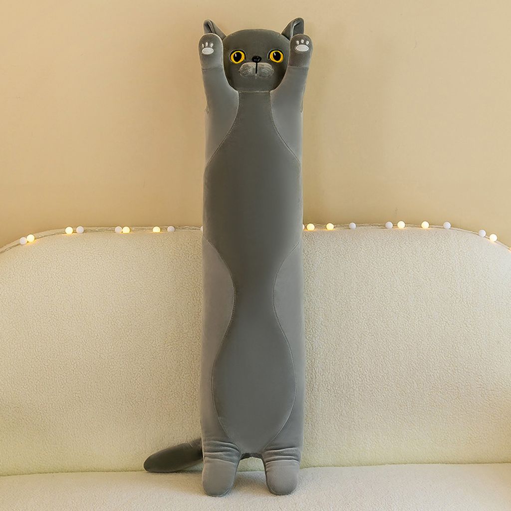 Lange süße Katze Stofftier Plüsch Stofftier Puppe Kissen Produktbild 2
