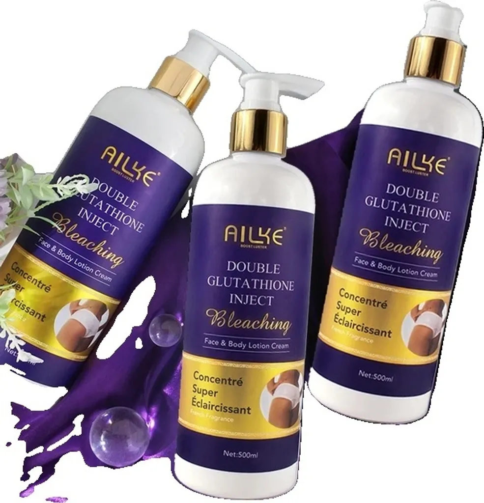 Kit Soin Glutathion Anti-Taches avec Savon et 3 Lotions au Collagène