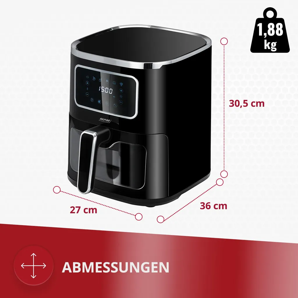 Friggitrice ad Aria MPM 5L XL: Regalo Ideale per Casa Nuova - 7