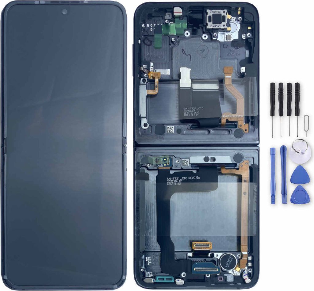 Samsung LCD Display für Galaxy Z Flip4 5G + Touch + Rahmen Produktbild 1