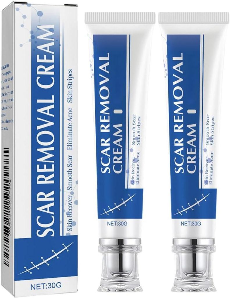 Narbencreme 50 ml, 2 Stück, für Dehnungsstreifen, spendet Produktbild 