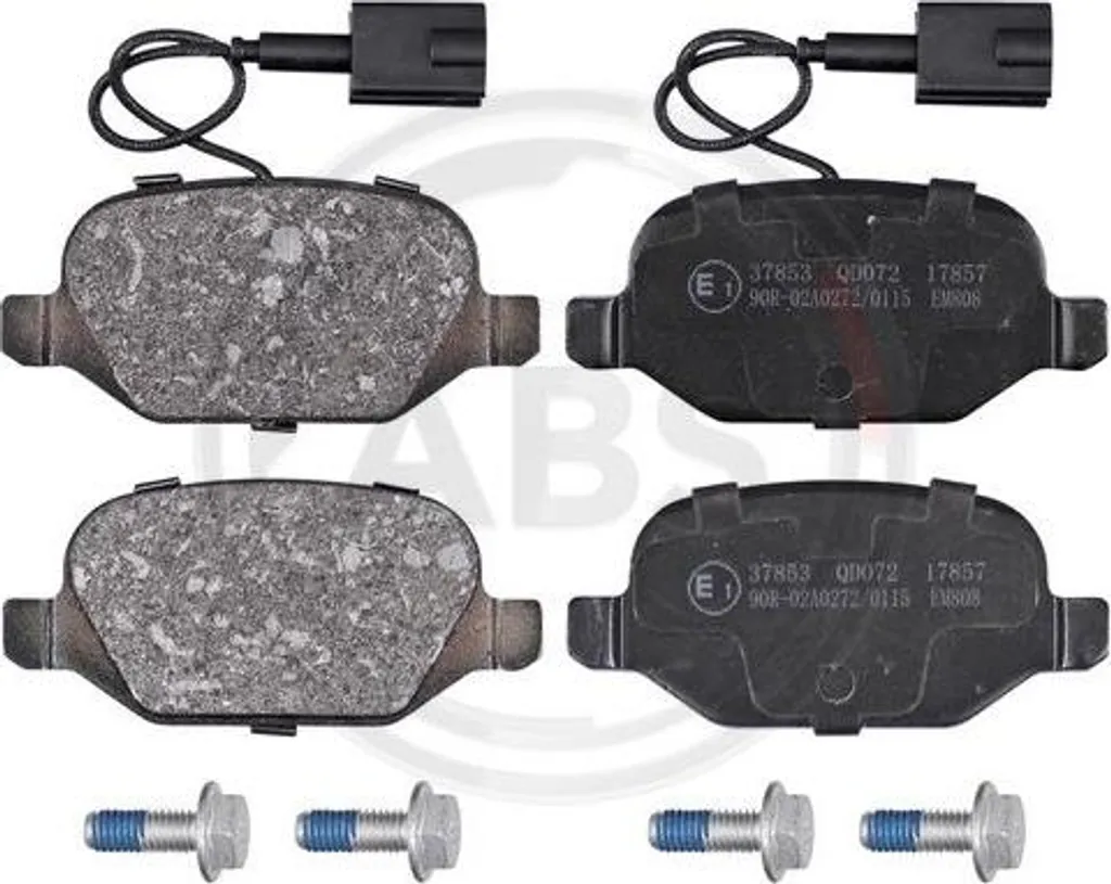 Jeu de plaquettes de frein à disque A.B.S. 37853 compatible Mito et Linea