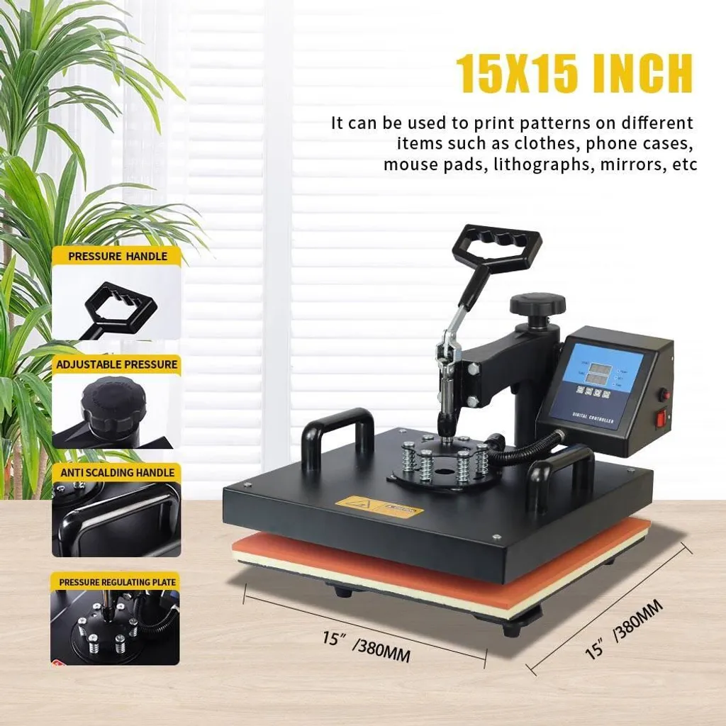 Presse à chaud multifonctionnelle pour sublimation textile et objets