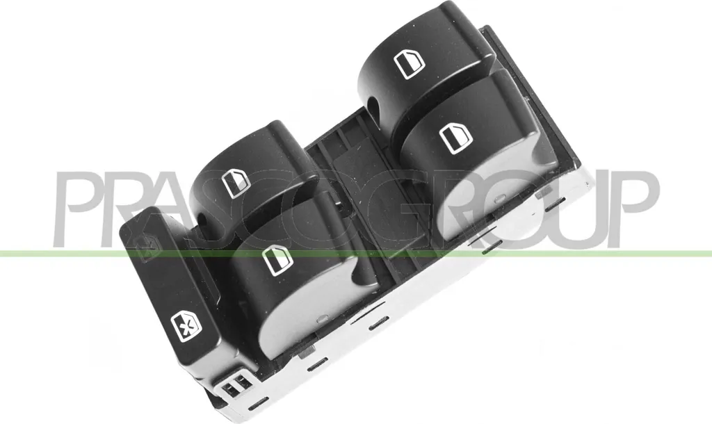 PRASCO AD020WS04 Interrupteur de Lève-vitre Avant Gauche pour Audi A4 8E