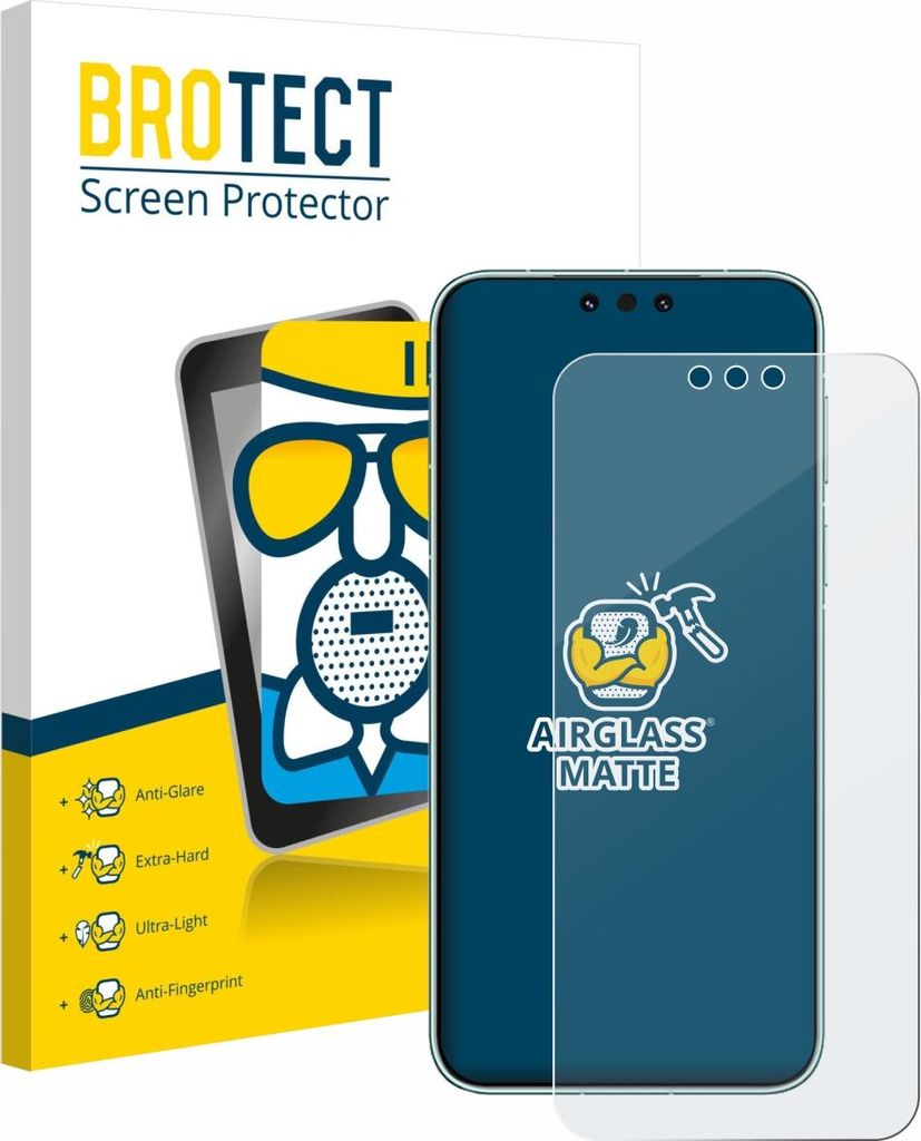 BROTECT Entspiegelungs Schutzglas für Huawei Mate 80 Pro Max Schutzfolie Panzer Folie Glas Display Schutz matt