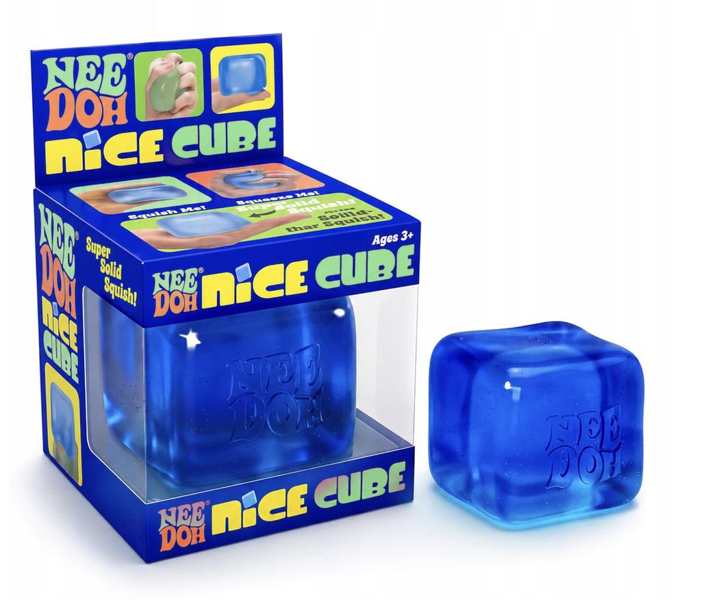 NeeDoh Nice Cube : Jouet anti-stress en forme de cube, Image du produit 
