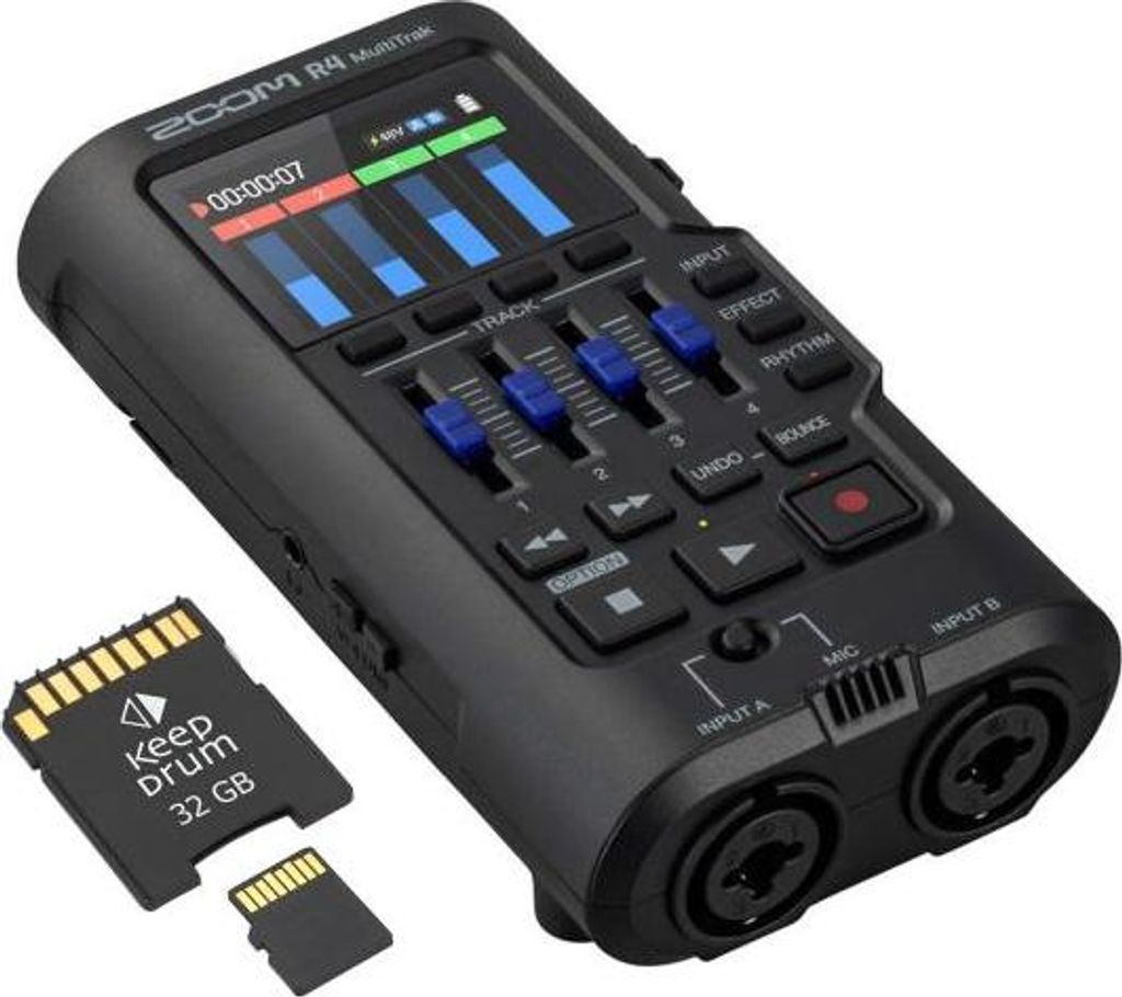 Zoom R4 MultiTrak Audio-Recorder mit Speicherkarte