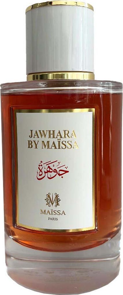 A close-up studio shot of a perfume bottle.