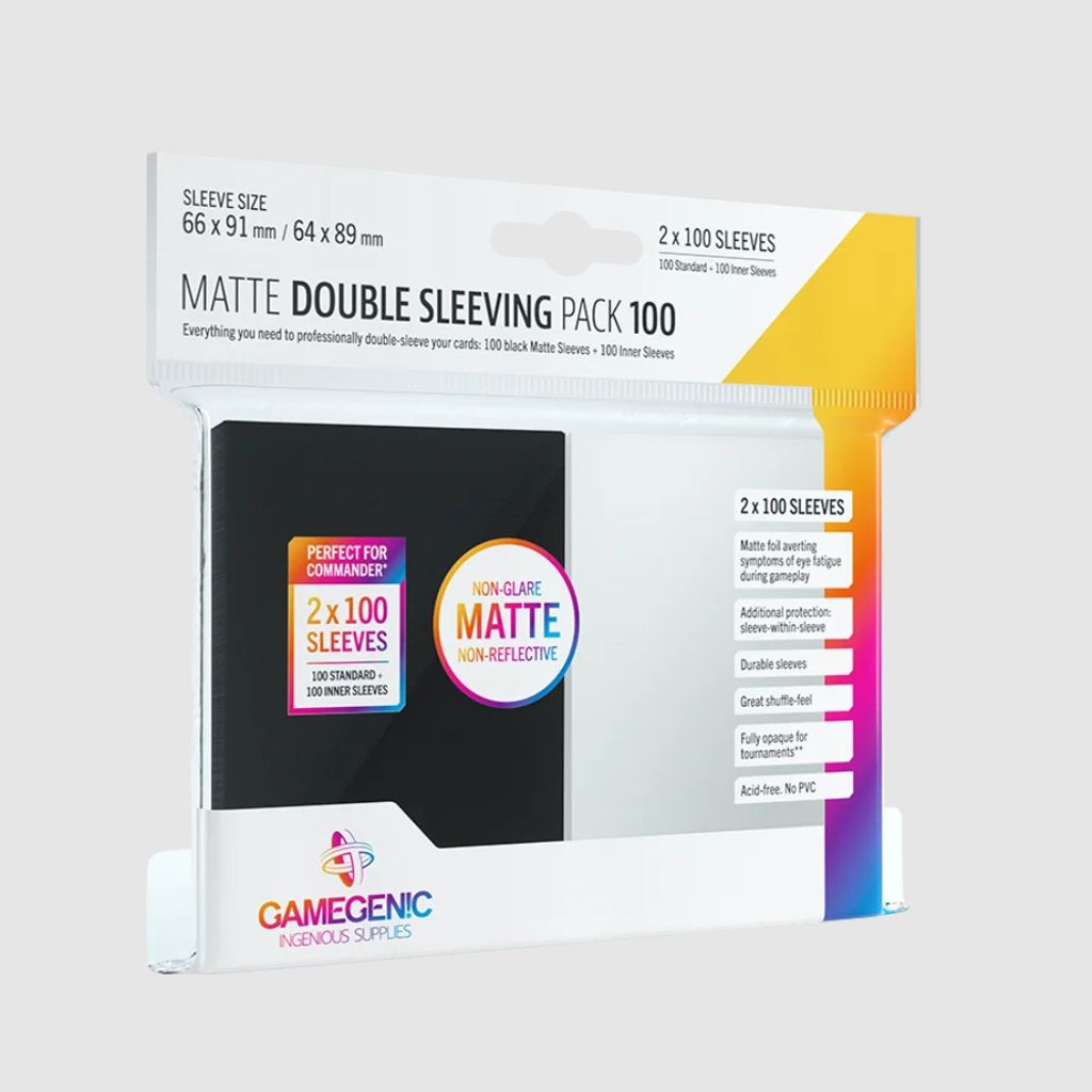Gamegenic - Matte Double Sleeving Pack 100 Produktbild 