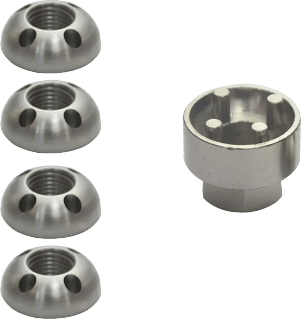 Edelstahl Anti-Diebstahl Muttern M6-M10 | Für Auto & Haus 4 Stück M10