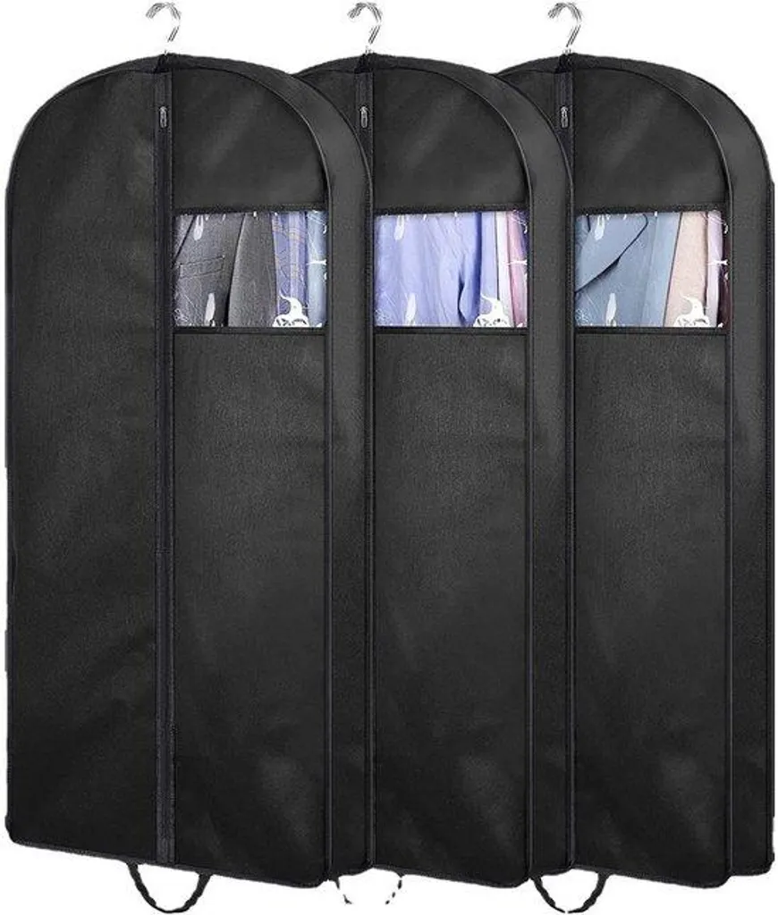 Housse de voyage imperméable à soufflet 10cm pour costume homme x3