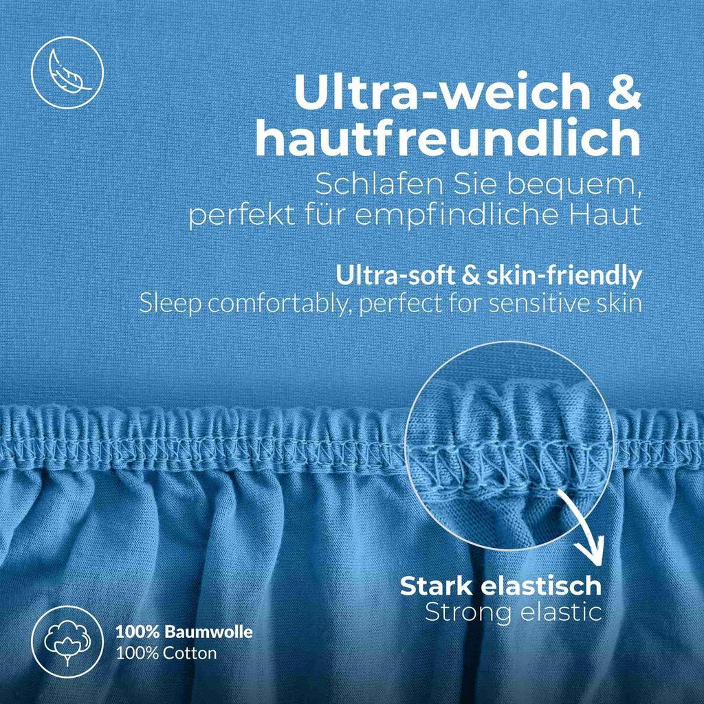 Prostěradlo Jersey 80x160 - 80x180 cm, 100% bavlněné Obrázek produktu 