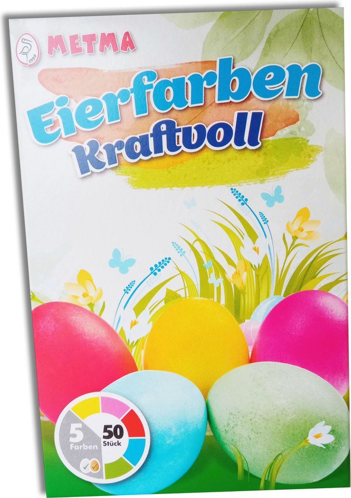 itenga Eierfarben Kraftvoll 5 Flüssigfarben zum Kaltfärben Produktbild 