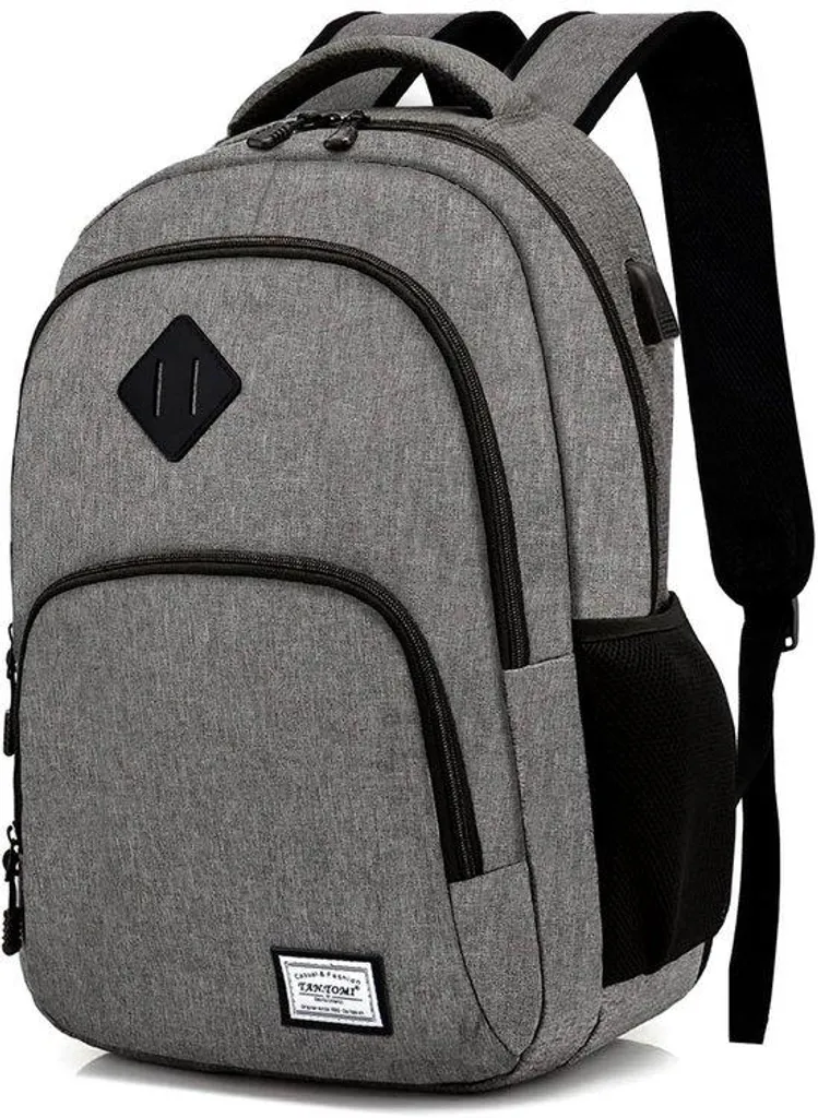 Sac à dos gris imperméable : protégez votre ordinateur des chocs