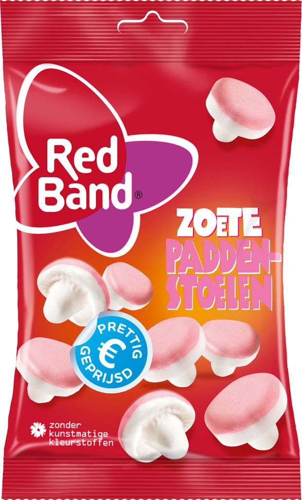 Funghi dolci Red Band in schiuma di zucchero al gusto di Immagine del prodotto 