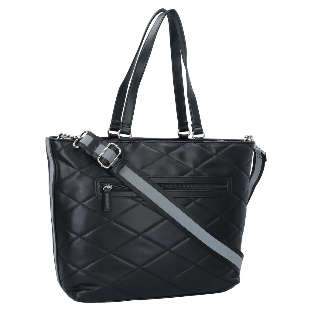 Sac à fermeture éclair Tom Tailor texture mica noir élégant - 3