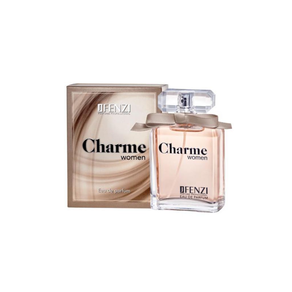 Jfenzi Charme Woman Eau de Parfum 100 ml – blumig frisch, Damenduft mit Rose, Magnolia und Zedernholz