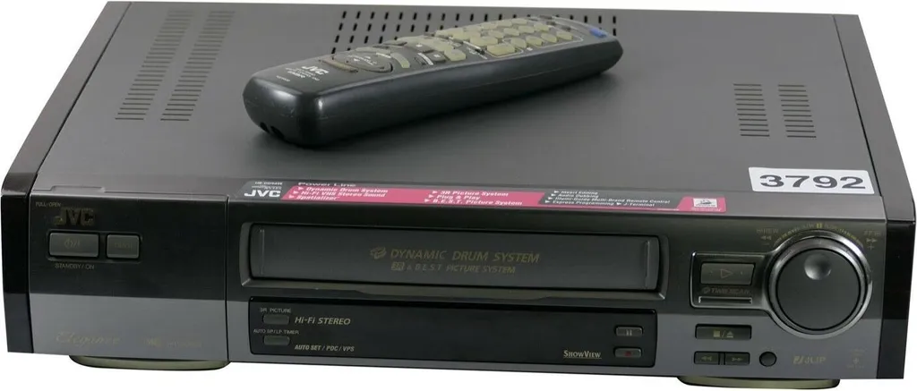 Magnétoscope VHS JVC HR-DD949E pour Numérisation et Lecture de Souvenirs