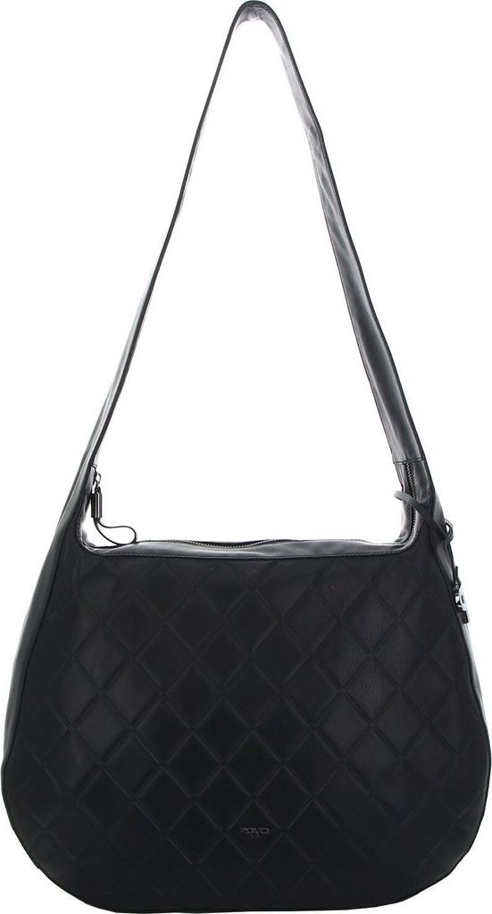 PICARD Leder Schultertasche Voila Hobo Bag Black schwarz